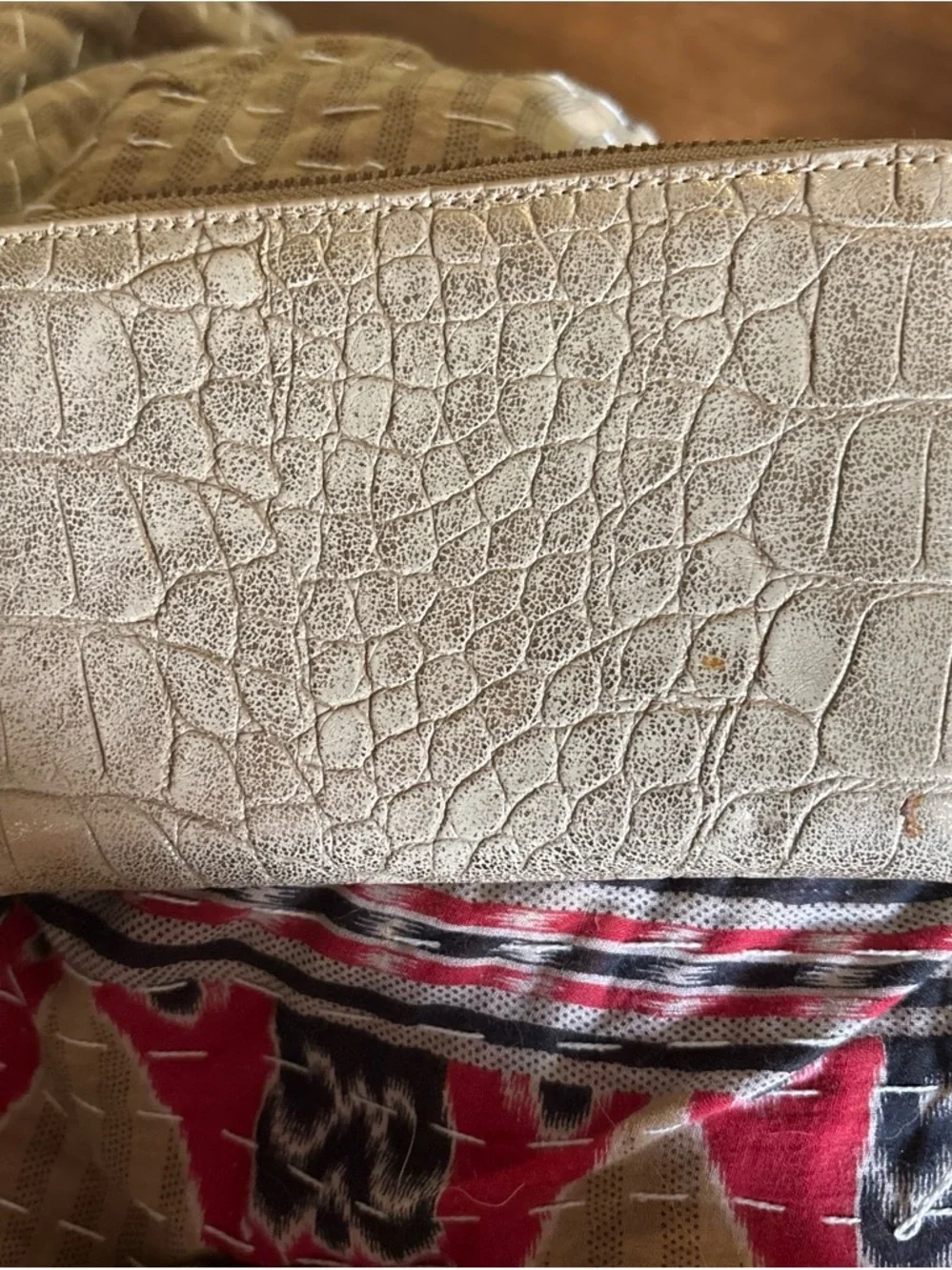 Ivanka Trump Gold Croc-Embossed Women’s Crossbody Bag